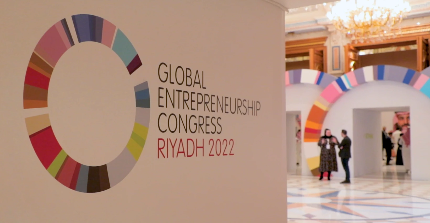Aramco Booth Global entrepreneurship conference 2022
