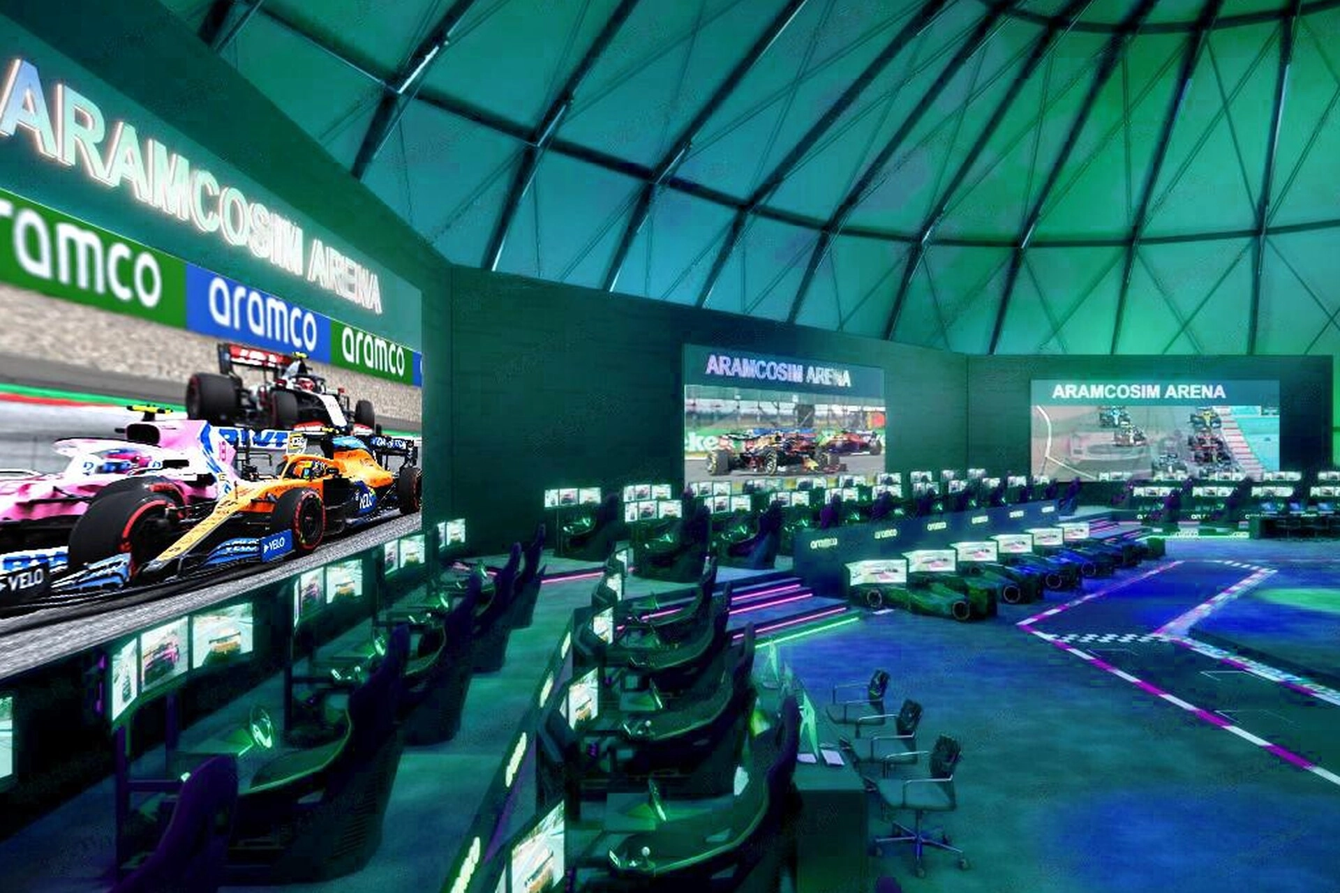Aramco’s Formula 1 Sponsorship at Gamers8 Festival