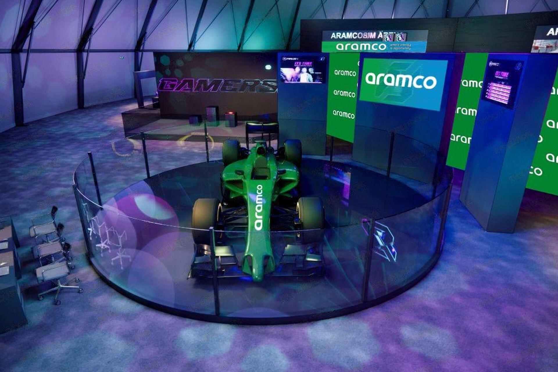 Aramco’s Formula 1 Sponsorship at Gamers8 Festival