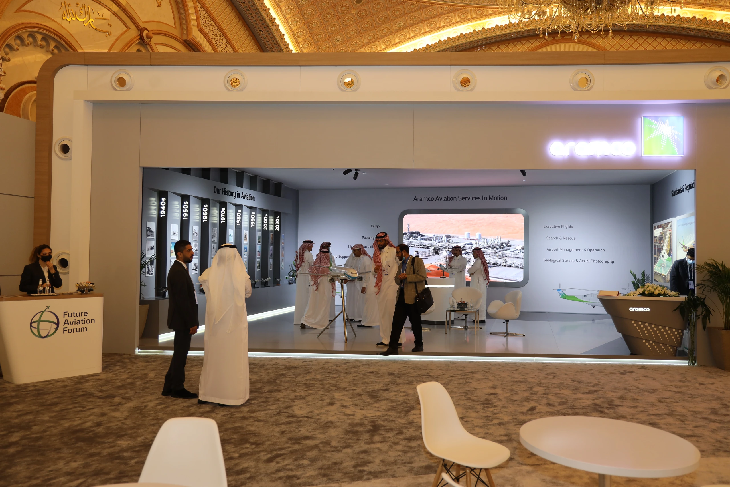 Aramco Booth in Future Aviation Forum