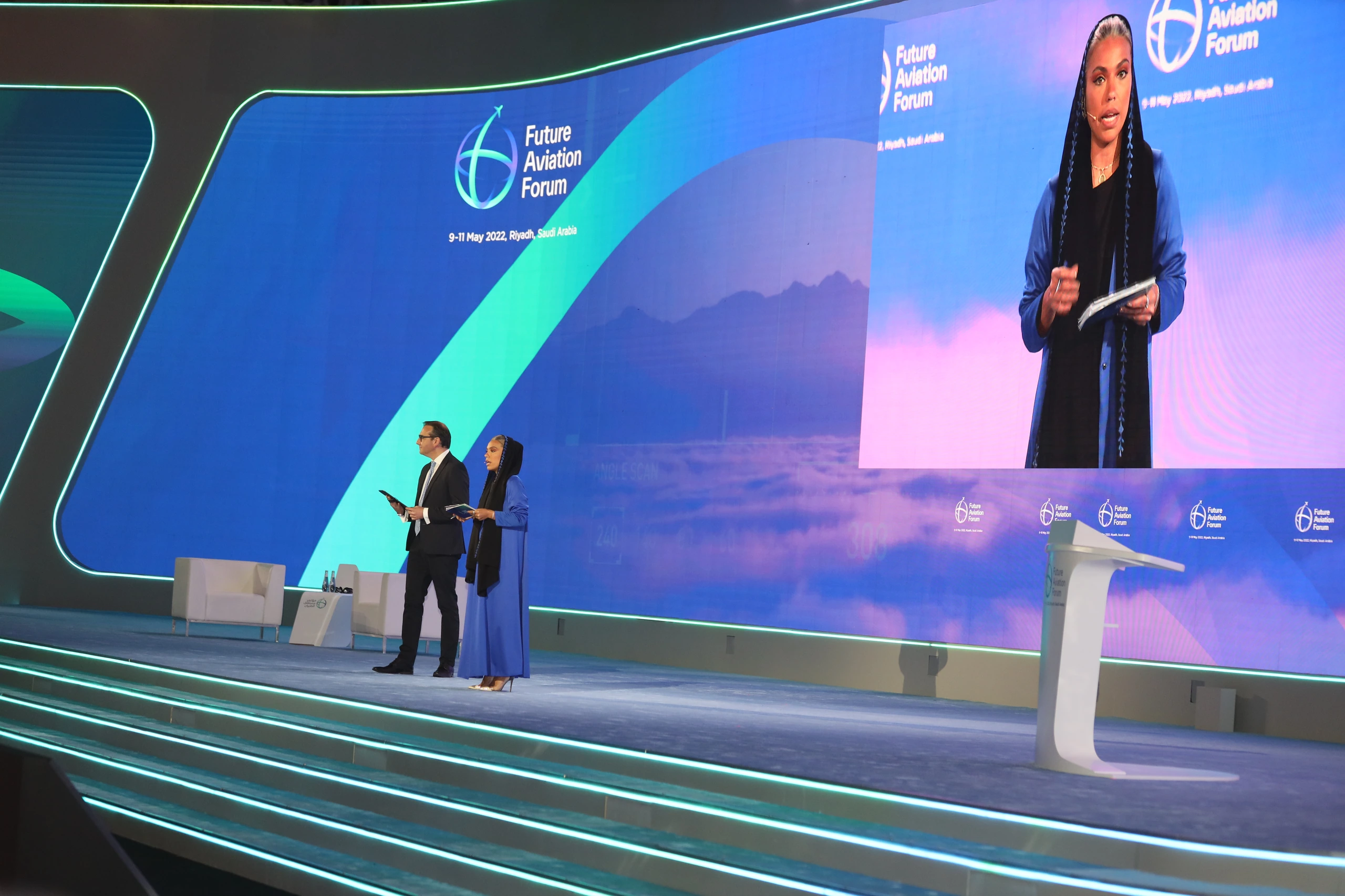 Aramco Booth in Future Aviation Forum