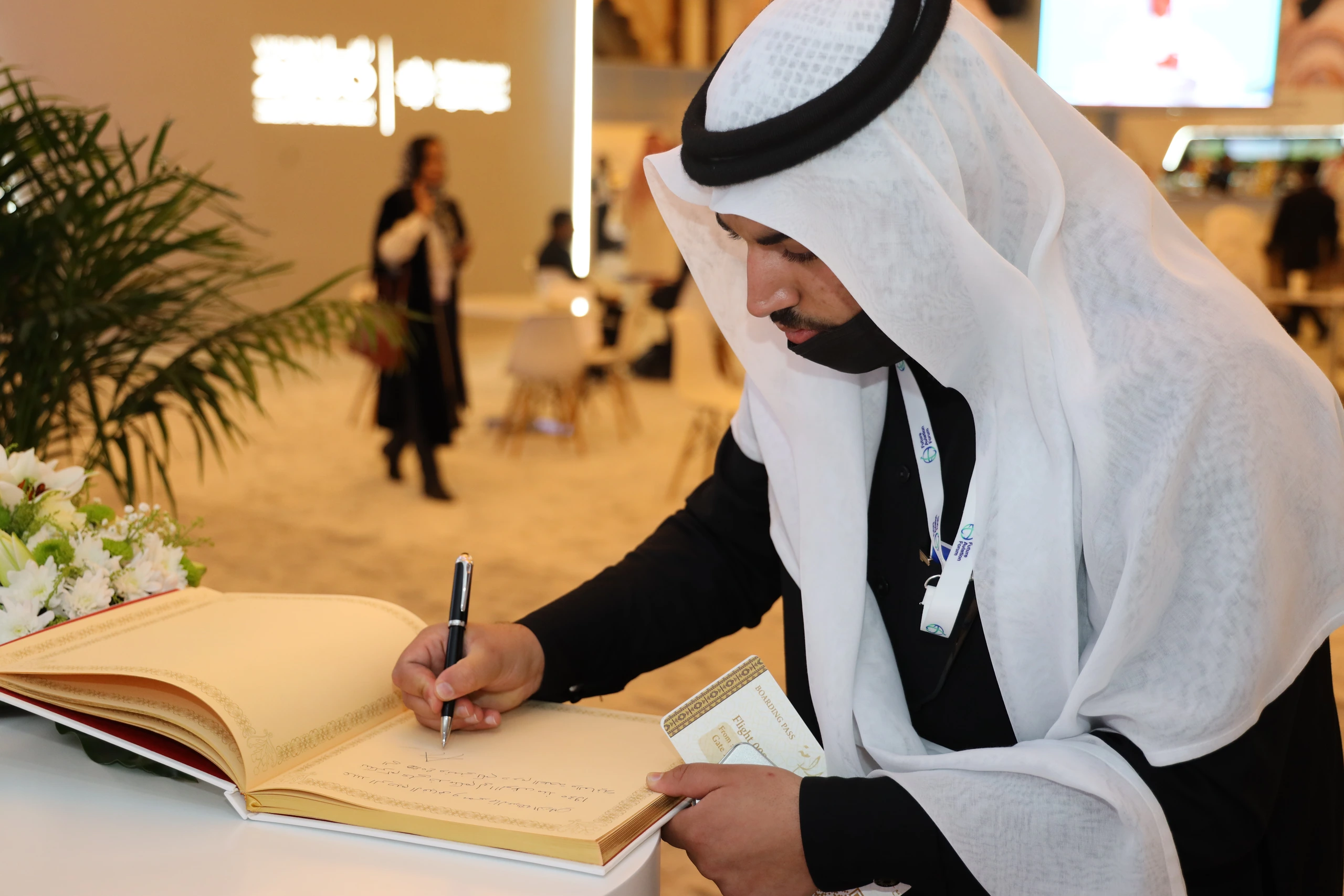 Aramco Booth in Future Aviation Forum